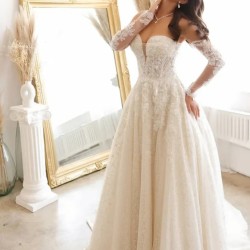 Ballgown Separate Sleeves