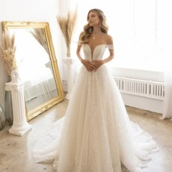 Off shoulder Deep V Flowy